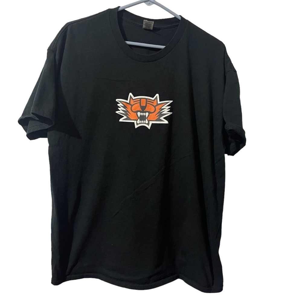 Gildan Shirt Men XL Black Cotton Lightweight‎ Casual Short Sleeve Crew Neck Tee